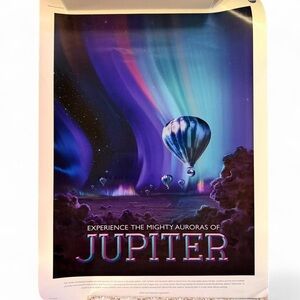 NASA Aurora Jupiter Poster